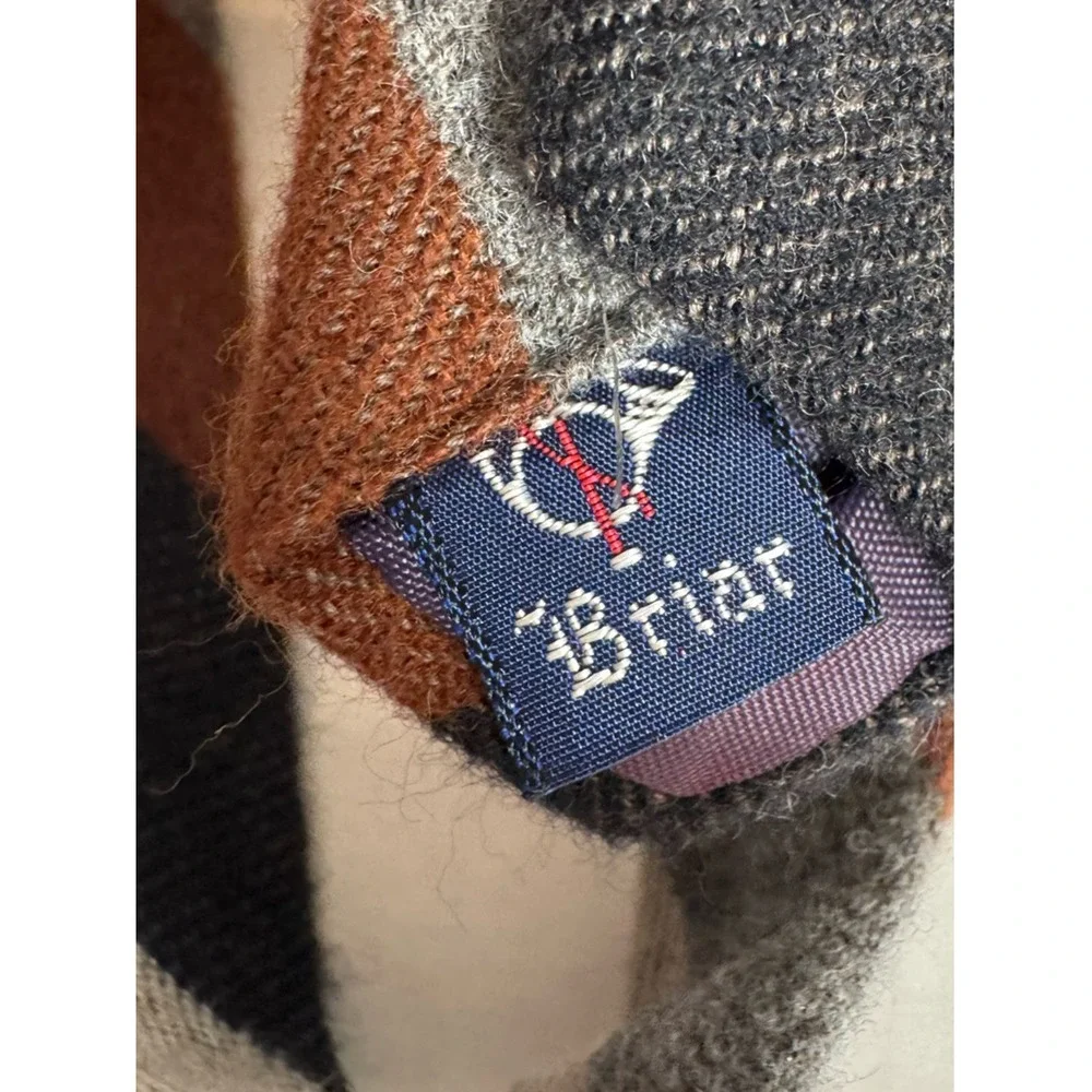 Vintage Briar All Wool Striped Tie Made in Scotland Old Money Academia Preppy